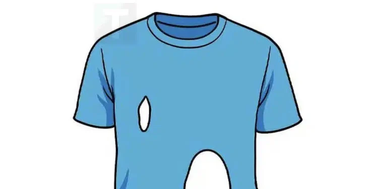 Μόνο το 14% βρίσκει τον σωστό αριθμό τρυπών σε αυτό το μπλουζάκι