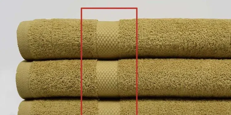 Οι περισσότεροι άνθρωποι δεν ξέρουν τι είναι αυτή η διακοσμητική γραμμή στις πετσέτες του μπάνιου