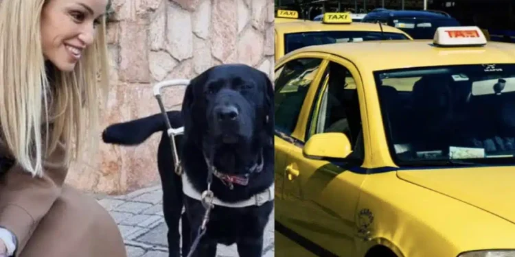 Οδηγός ταξί αρνήθηκε στην τυφλή Παραολυμπιονίκη Καρολίνα Πελενδρίτου να έχει μαζί της τον σκύλο οδηγό της
