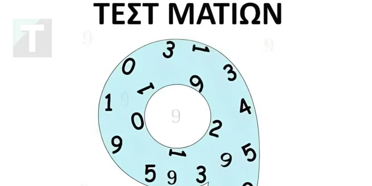 Τεστ ματιών: Πόσα 9άρια βλέπετε στην φωτογραφία