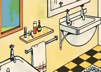 Μπορείτε να εντοπίσετε το κρυμμένο λάθος σε αυτήν την εικόνα του μπάνιου; Μόνο οι πιο παρατηρητικοί θα το βρουν