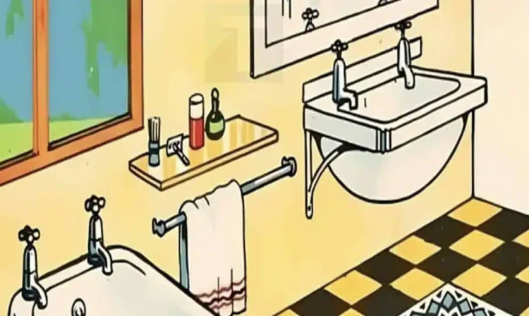 Μπορείτε να εντοπίσετε το κρυμμένο λάθος σε αυτήν την εικόνα του μπάνιου; Μόνο οι πιο παρατηρητικοί θα το βρουν