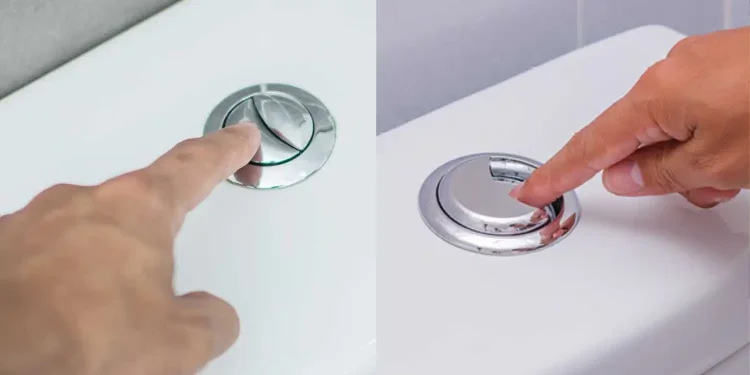 Πολλοί άνθρωποι νομίζουν ότι αυτά τα δυο κουμπιά στο καζανάκι κάνουν το ίδιο πράγμα