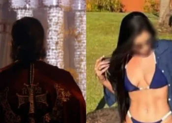 Αυτή είναι η καλλονή ερωμένη του ιερέα – Πιάστηκαν επ’ αυτοφώρω από πιστούς -Φώναζαν: «Άνοιξε την πόρτα»