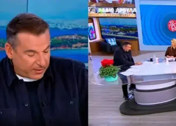 Απίστευτο ατύχημα στον «αέρα» του Πρωινού: Έσπασε η καρέκλα του Γιώργου Λιάγκα