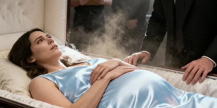 Καθώς άρχισε η αποτέφρωση, άνοιξε το φέρετρο για ένα τελευταίο αντίο — κι εκεί είδε την κοιλιά της νεκρής γυναίκας του να κινείται.