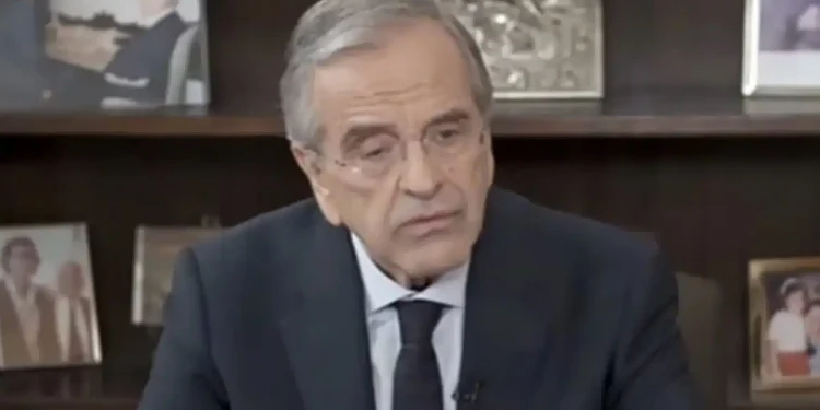 Ο Αντώνης Σαμαράς πρώτη φορά για τον θάνατο της κόρης του: «Ευχαρίστησα τον Θεό έστω και γι’ αυτά τα 34 χρόνια που ήταν μαζί μας»