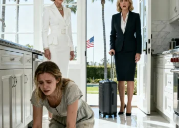 «Μετά από οκτώ χρόνια στη Νέα Υόρκη, γύρισα ξαφνικά — αλλά όταν την είδα γονατισμένη στο πάτωμα της κουζίνας ενώ η πεθερά της έλεγε πως είναι “καλή μόνο για καθάρισμα”, όλα άλλαξαν. Κι αυτό που έκανα μετά άφησε ολόκληρη την οικογένεια άφωνη.»