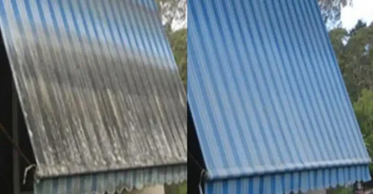 Απαγορεύεται το ζεστό νερό και το σαπούνι: Το απόλυτο κόλπο για να κάνεις τις τέντες του σπιτιού σου… καινούργιες