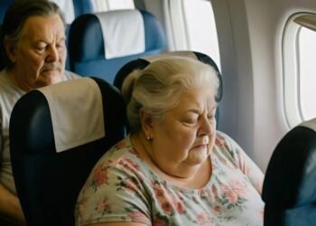 Στο αεροπλάνο, μια γυναίκα γύρισε την πλάτη του καθίσματός της και μου πάτησε τα πόδια: αποφάσισα να της δώσω ένα μάθημα ευγένειας