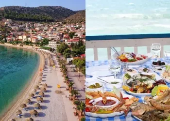 Είναι 100 λεπτά από την Αθήνα, έχει θέα όλο το Ναύπλιο, υπέροχο φτηνό φαγητό και μένεις Σαββατοκύριακο με 50 εupώ