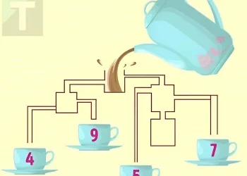 Τεστ IQ: Mπορείτε να βρείτε ποιο φλιτζάνι θα γεμίσει πρώτο με τσάι σε 5 δευτερόλεπτα;