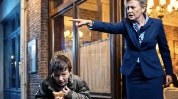 «Φύγε από εδώ!» ούρλιαξε η ιδιοκτήτρια του πολυτελούς εστιατορίου, καταβρέχοντας με νερό ένα άστεγο αγόρι που έτρεμε από το κρύο. Αλλά αυτό που συνέβη στη συνέχεια μέσα στο ίδιο το εστιατόριο ήταν ακόμη πιο σοκαριστικό.