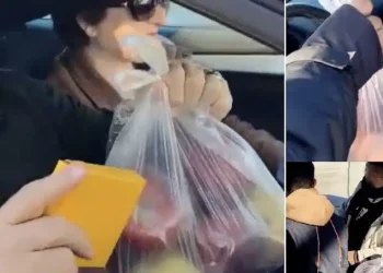 Αγρότες πρόσφεραν κρόκο και μήλα στους διερχόμενους οδηγούς στην Κοζάνη