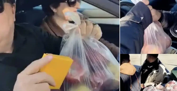 Αγρότες πρόσφεραν κρόκο και μήλα στους διερχόμενους οδηγούς στην Κοζάνη