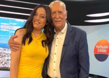 Η Μπάγια Αντωνοπούλου αποχαιρετά τον Γιώργο Παπαδάκη