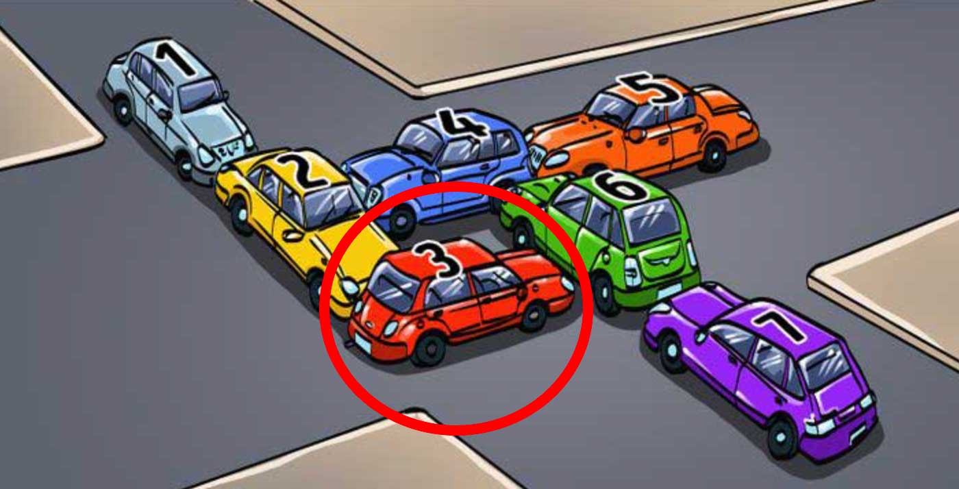 Ποιο αuτοκίνητο πρέπει να βγάλετε για να καθαρίσει το μποτιλιάρισμα; - Έχετε 15 δευτερόλεπτα 2 3333