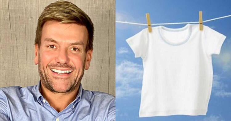 Λευκά ρούχα: Το μυστıκό του Σπύρου Σούλη για να παραμεiνουν αστραφτερά με 1 κiνηση