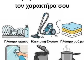 Ποια δουλειά του σπιτιού θα «έσβηνες» για πάντα; Η απάντησή σου αποκαλύπτει τον χαρακτήρα σου