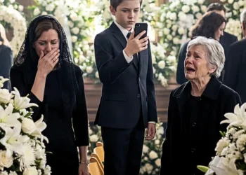 Έφτασα στην κηδεία της εγκύου κόρης μου και είδα τον άντρα της να μπαίνει γελώντας με άλλη γυναίκα· εκείνη μου ψιθύρισε «Μάλλον κέρδισα», αλλά ο δικηγόρος ζήτησε σιωπή για να διαβάσει τη διαθήκη… και όλοι πάγωσαν