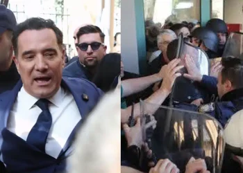 Ένταση και αποδοκιμασίες στο νοσοκομείο Νικαίας κατά την επίσκεψη Γεωργιάδη