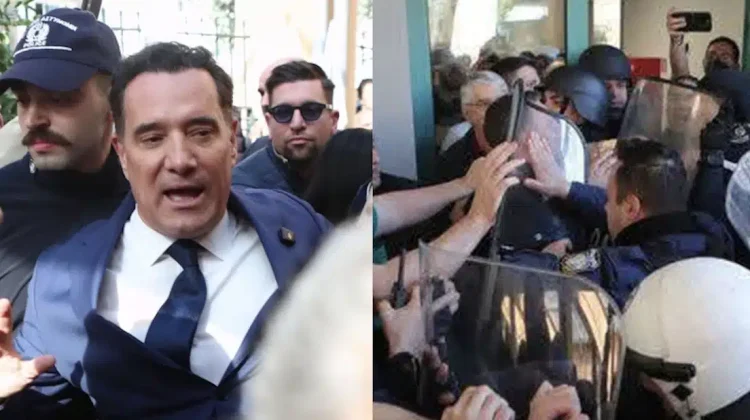 Ένταση και αποδοκιμασίες στο νοσοκομείο Νικαίας κατά την επίσκεψη Γεωργιάδη