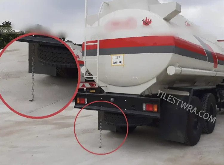 Γιατί τα βυτιοφόρα έχουν πάντα επιπλέον αλυσίδες που κρέμονται στο πίσω μέρος