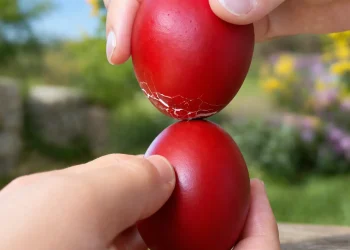 Πάσχα: Γιατί τσουγκρίζουμε τα κόκκινα αυγά – Το νόημα πίσω από το έθιμο