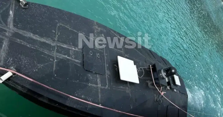 Στον Σκαραμαγκά το θαλάσσιο drone που βρέθηκε στη Λευκάδα – «Θείο δώρο» για τις Ένοπλες Δυνάμεις