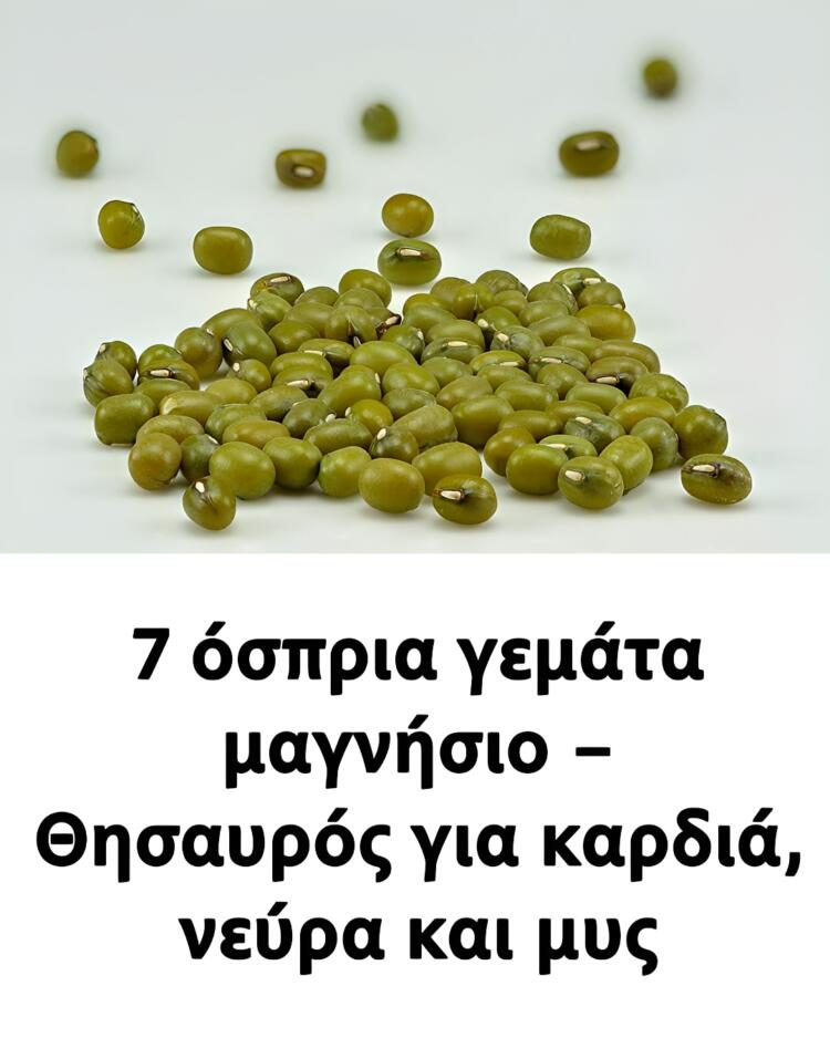 7 όσπρια γεμάτα μαγνήσιο – Θησαυρός για καρδιά, νεύρα και μυς