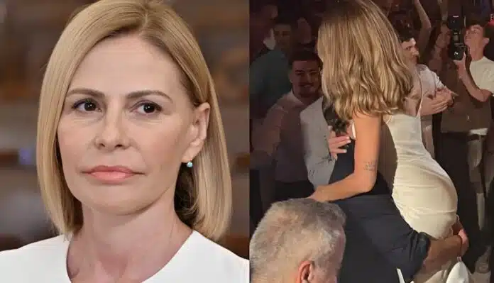 Τζένη Μπαλατσινού: Με κίτρινη τουαλέτα στο γλέντι για τον γάμο της κόρης της στη Μεσσηνία-Εξαφανισμένος ο υπουργός Κικίλιας