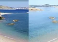 Γαλαζοπράσινα, πεντακάθαρα νερά, ήσυχο τοπίο και μοναδική θέα – Η κρυφή παραλία στην Αττική, μόλις 45 λεπτά από το κέντρο της Αθήνας