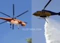 Πτώση πυροσβεστικού ελικοπτέρου στο Μέτσοβο κατά τη διάρκεια κατάσβεσης
