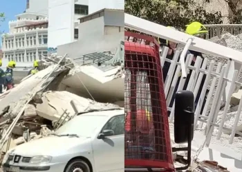 Εικόνες σοκ από την κατάρρευση πολυκατοικίας στα Πετράλωνα