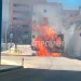 Καβάλα: Αστικό λεωφορείο τυλίχτηκε στις φλόγες μέσα σε προαύλιο νοσοκομείου