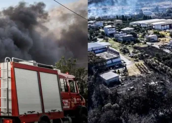 Ωραιόκαστρο: Πέθανε η γυναίκα που υπέστη ανακοπή όταν είδε τις φλόγες να πλησιάζουν το σπίτι της