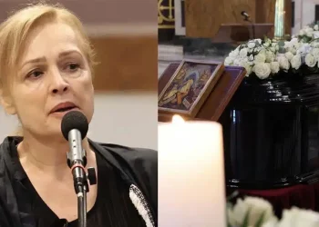Συγκλόνισε τους πάντες μέσα στην εκκλησία ο επικήδειος της Νίκης Παλλικαράκη στην κηδεία της Μάρως Κοντού – «Κράτησες περήφανο το παιδί μέσα σου»
