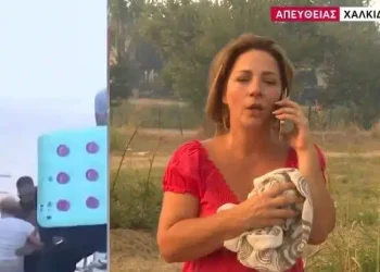 Φωτιά στη Σίβηρη: Επίθεση σε συνεργείο του MEGA – Χτύπησαν τη δημοσιογράφο, έσπασαν κινητά, μικρόφωνα