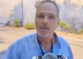 Ο Σταμάτης Γαρδέλης στο πύρινο μέτωπο: «Το τελευταίο πράσινο που έχει μείνει στην Αττική το κάψαμε» – Ξέσπασε ο ηθοποιός