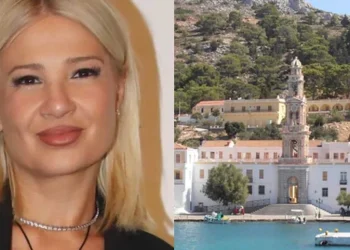 Φαίη Σκορδά: Eπίσκεψη στο μοναστήρι του Πανορμίτη – «Επιτέλους»