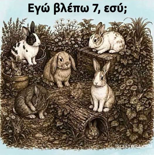 Πόσα κουνέλια κρύβονται τελικά σε αυτή την εικόνα;