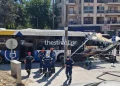 Θεσσαλονίκη: Ηλεκτρικό λεωφορείο έπεσε πάνω σε στάση – 4 τραυματίες