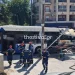 Θεσσαλονίκη: Ηλεκτρικό λεωφορείο έπεσε πάνω σε στάση – 4 τραυματίες