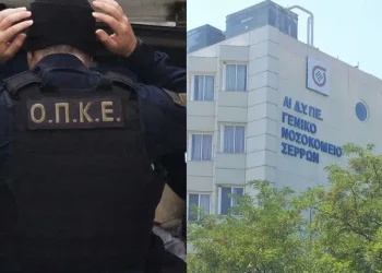 Ένοπλοι μεταμφιεσμένοι σε άνδρες της ΟΠΚΕ αφόπλισαν τους φρουρούς και απελευθέρωσαν βαρυποινίτη έξω από το Νοσοκομείο Σερρών