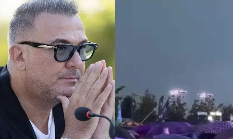 Μεγάλη νεροποντή στη Θεσσαλονίκη πριν από τη συναυλία του Αντώνη Ρέμου