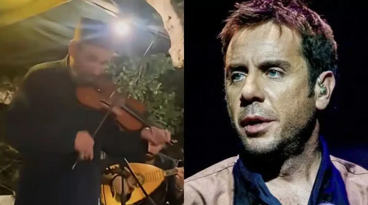 Από τις μεγάλες πίστες στο δρόμο του Θεού: Ο παπά-Στρατής, το πρώτο βιολί του Γιώργου Μαζωνάκη, τον αποχαιρέτησε με το «Μου λείπεις»