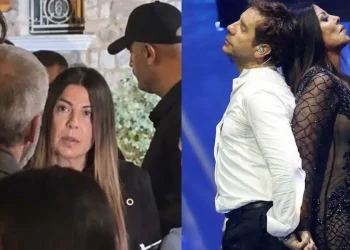 Συντετριμμένη η Άντζελα Δημητρίου στη λαϊκή αγρυπνία για τον Γιώργο Μαζωνάκη – Μαζί της ήταν και η κόρη της