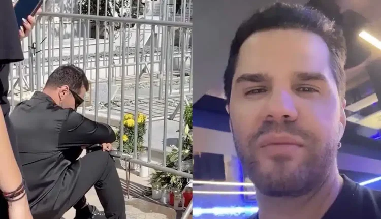 «Λύγισε» ο Τσαλίκης στο μνήμα του Γιώργου Μαζωνάκη – Με σκυμμένο το κεφάλι και καθιστός με λουλούδια στα χέρια – Η αποστομωτική απάντηση του στα αρνητικά σχόλια