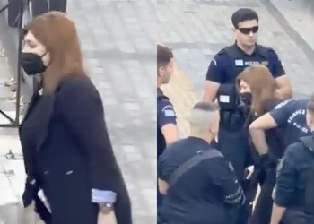 «Διαλυμένη», κουτσαίνοντας με μπαστούνι και σε άσχημη κατάσταση σήμερα στο Εφετείο η Ρούλα Πισπιρίγκου