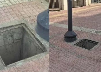 Απίστευτο κι όμως ελληνικό: Άγνωστοι έκλεψαν 23 καπάκια φρεατίων… από τον ίδιο δρόμο